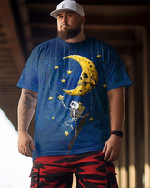 REACHING FOR THE STARS T-Shirt und Shorts für Herren in Übergröße
